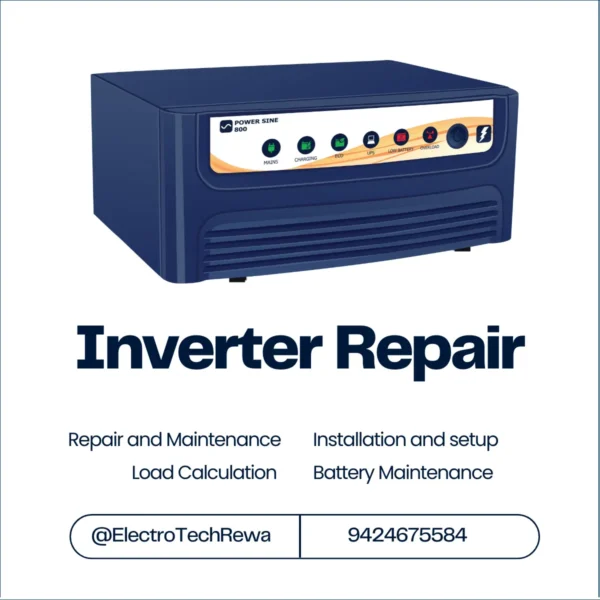 Inverter Installation Service at Your Doorstep | All Brands: Luminous, Exide, Microtek, Amaron | Tubular, Local, or Flat Batteries Available at Affordable Price